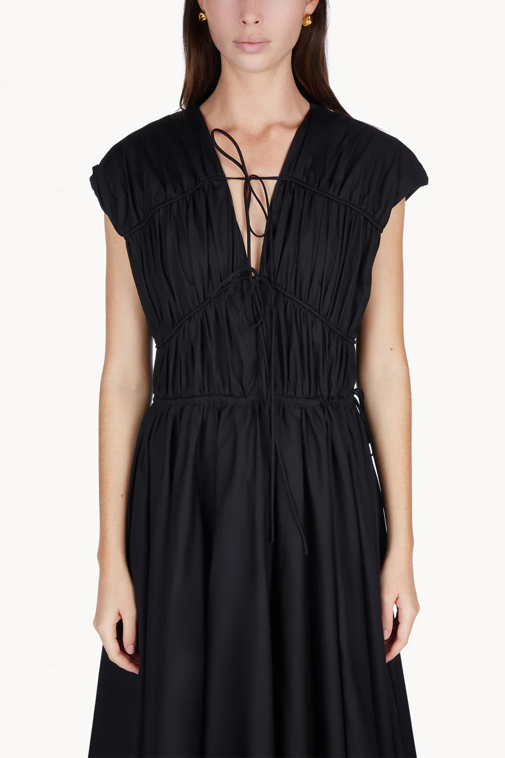 Ceres Organic Cotton Midi Dress Black - Image 5