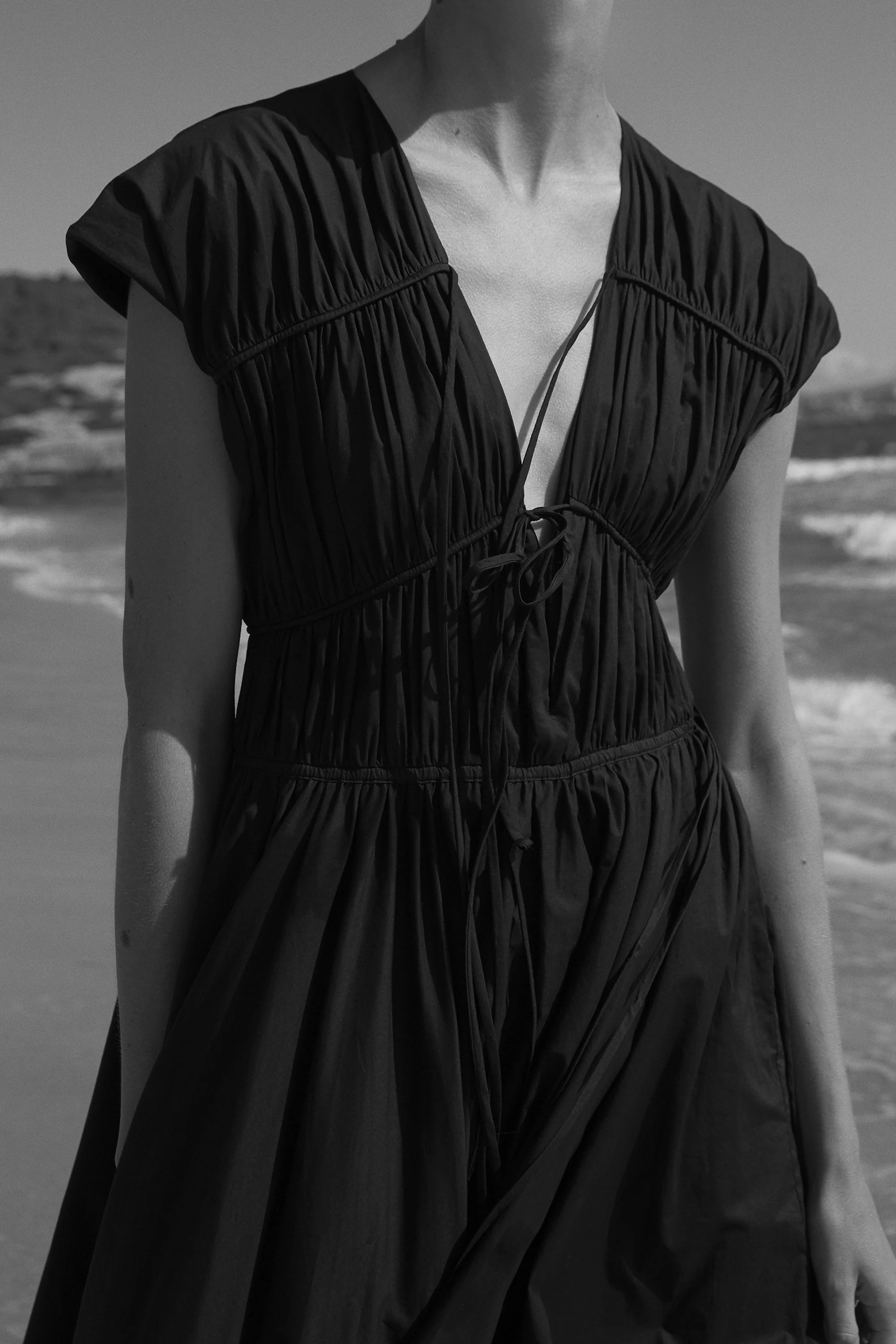 Ceres Organic Cotton Midi Dress Black - Image 7
