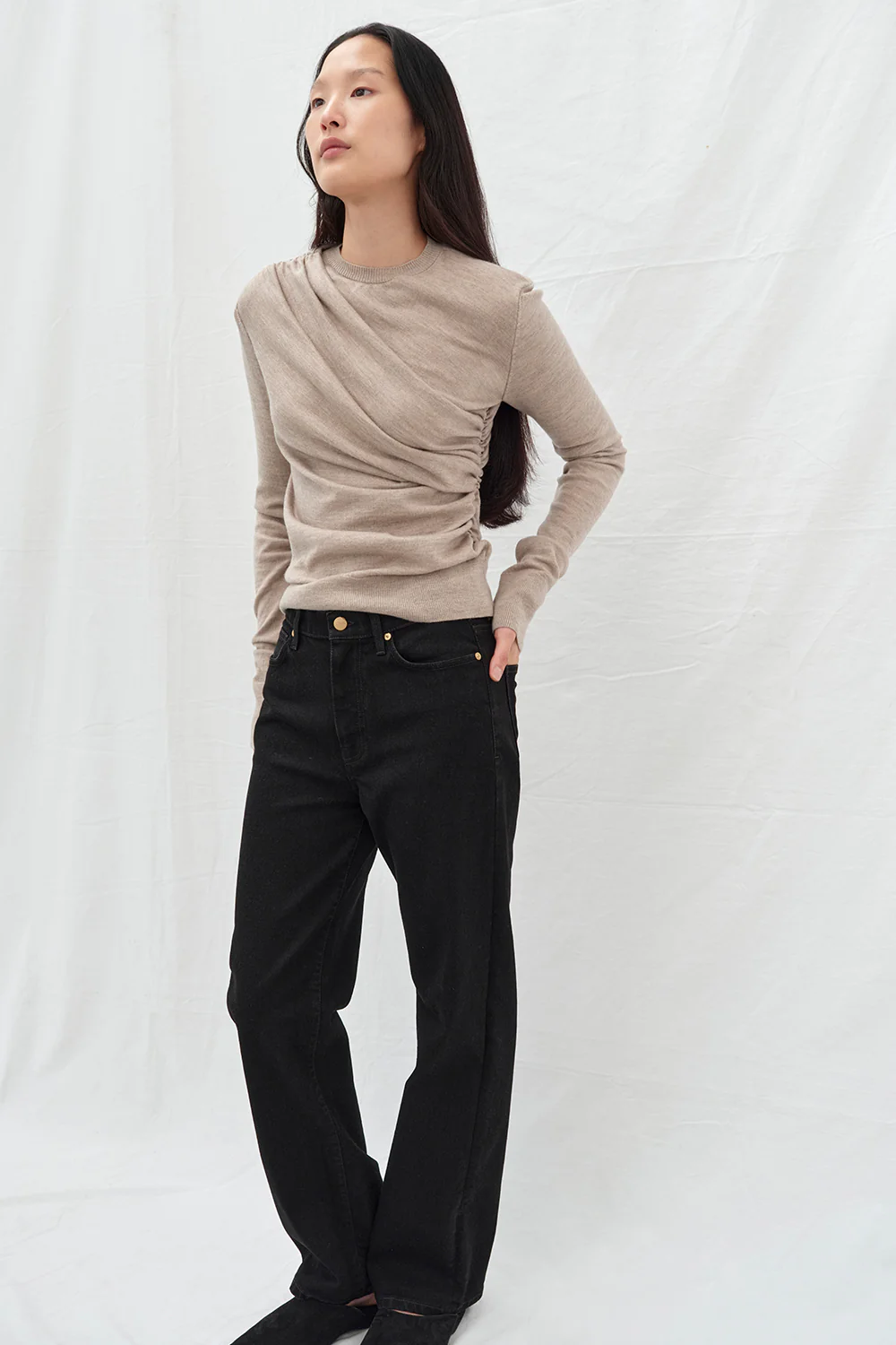 Eleornore Knitted Top Camel - Image 6