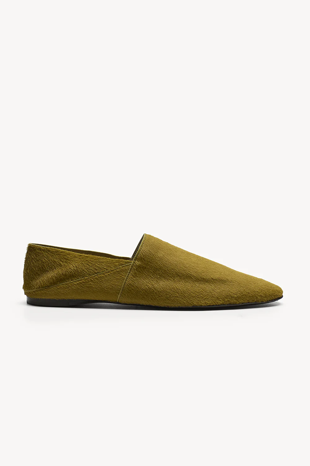 Pascale Slipper Ponyskin Chartreuse - Image 2