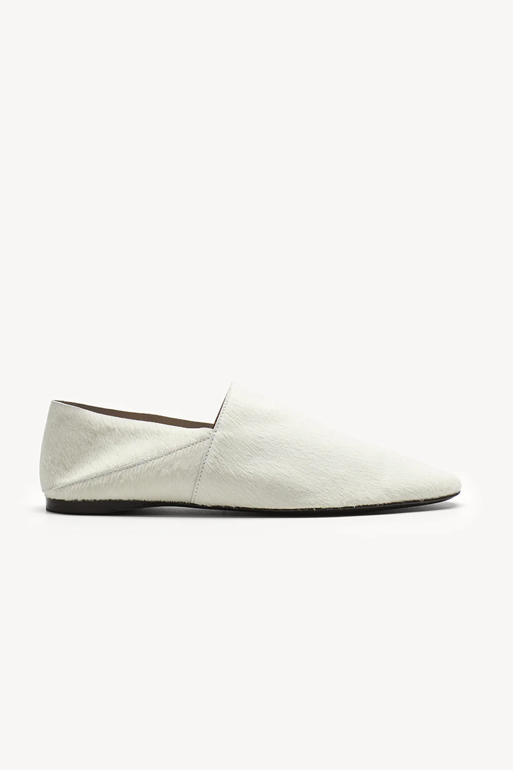 Pascale Slipper Ponyskin White - Image 2