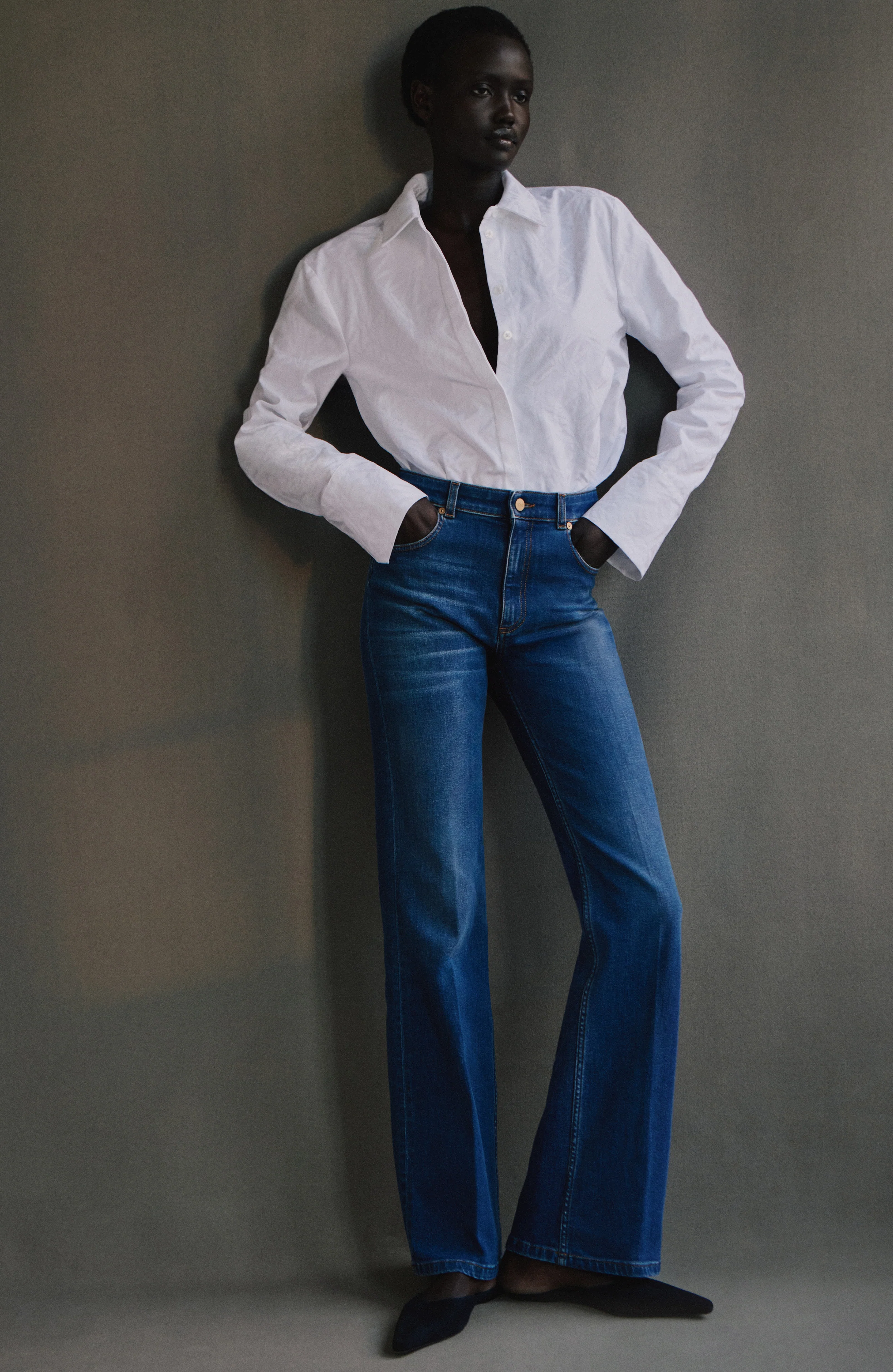 Veva Jean Mid Blue Length 32" - Image 2